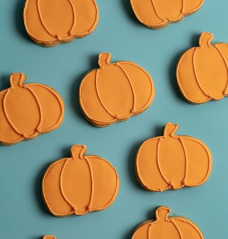 Halloween Μπισκότα με ζαχαρόπαστα