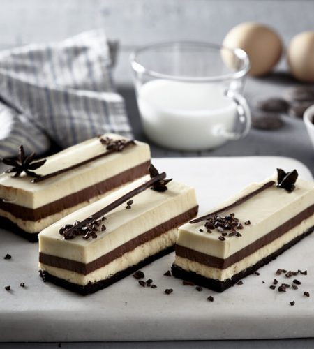 Ανάμεικτη πάστα βανίλια σοκολάτα