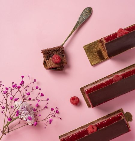 Πάστα με Bitter σοκολάτα και σμέουρο