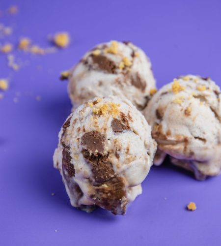 Παγωτό μπανάνα μπισκότο