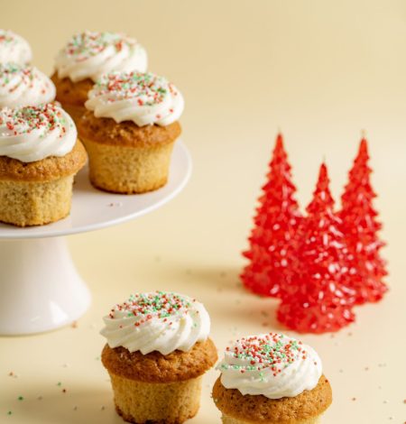 Χριστουγεννιάτικο Cupcake βανίλιας